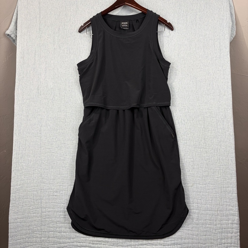 PRANA BLACK RAILAY DRESS 1968501 SIZE SMALL